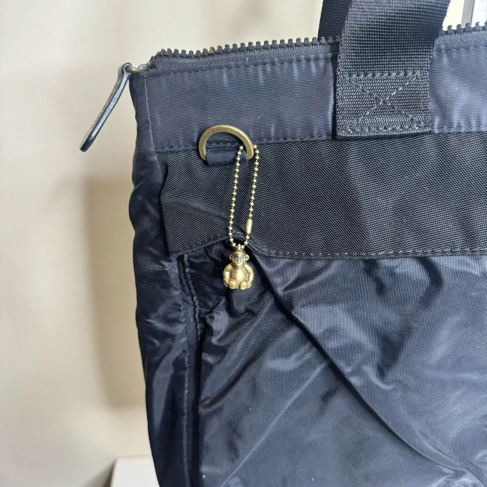 Kipling laptop black briefcase with monkey attached